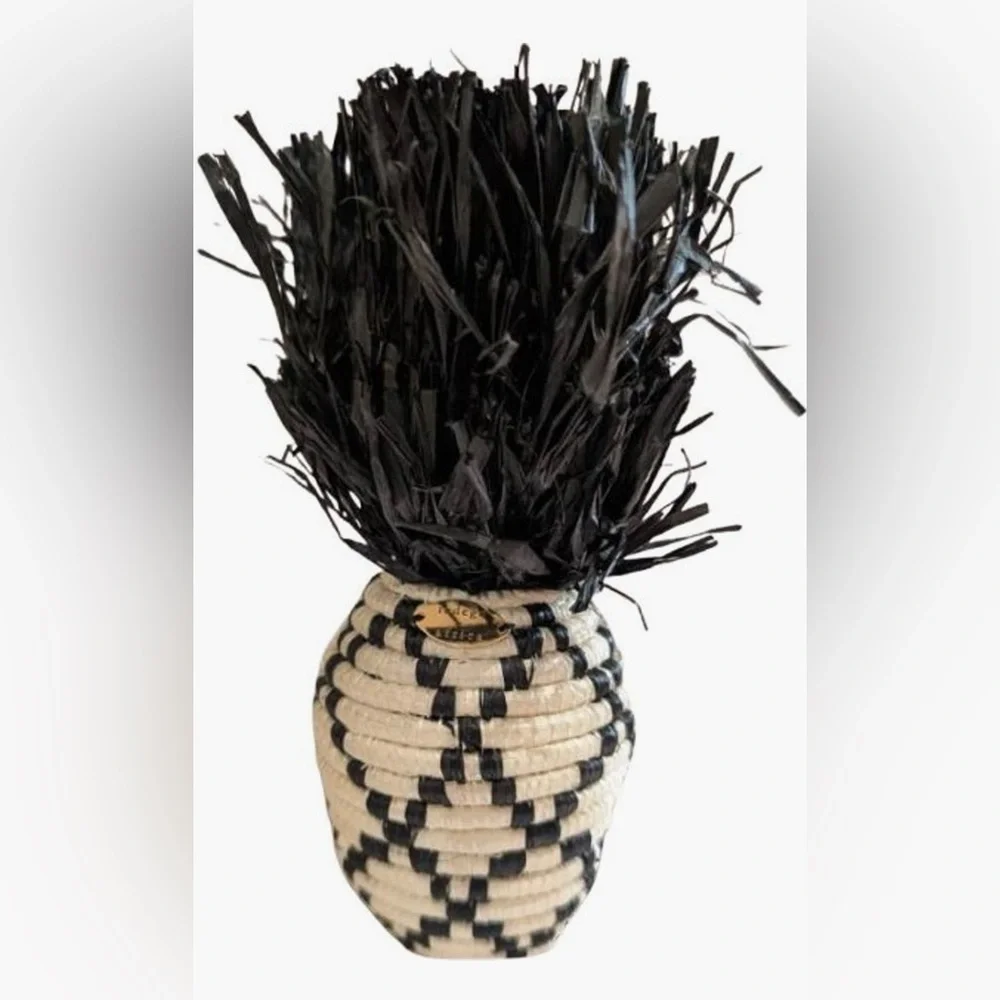 Frances Valentine Raffia Bag Charm. 2” W x 5.75” H. Brand new! - Picture 7 of 7